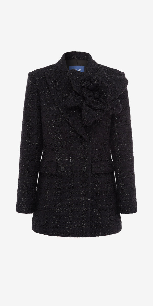 leo lin Jazlyn Tweed Blazer