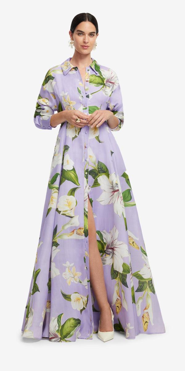 Leo Lin Josephine Silk Gown