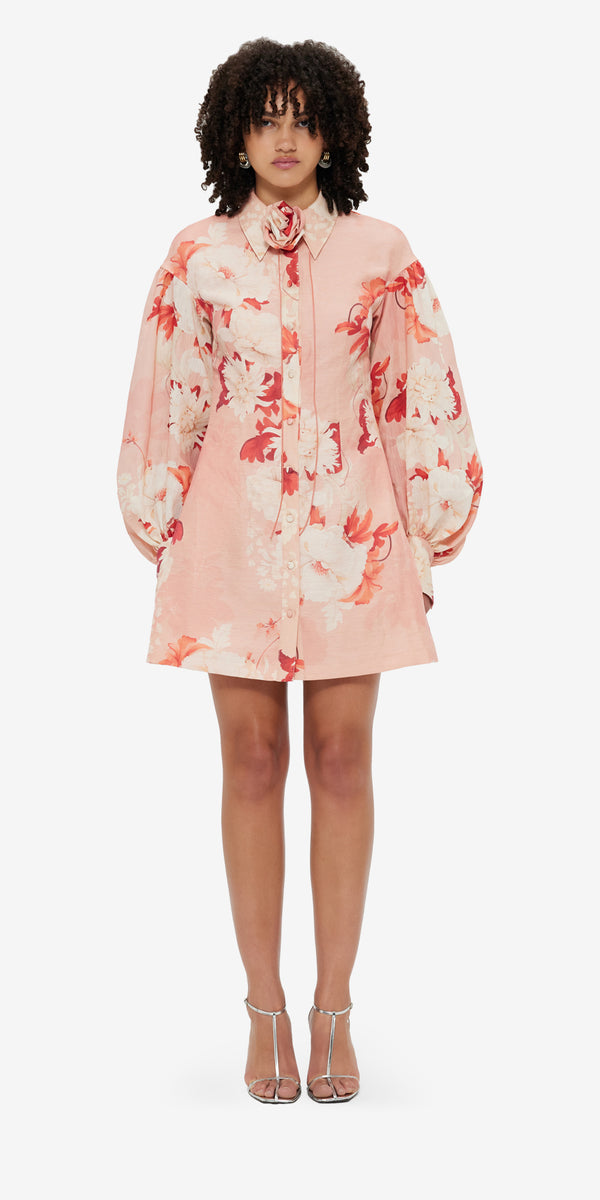 Leo Lin Juliana Shirt Mini Dress