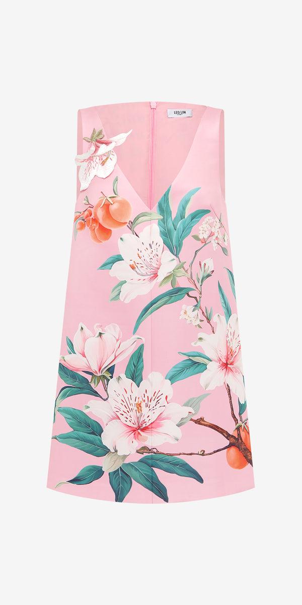 leo lin Kaelyn V Neck Mini Dress