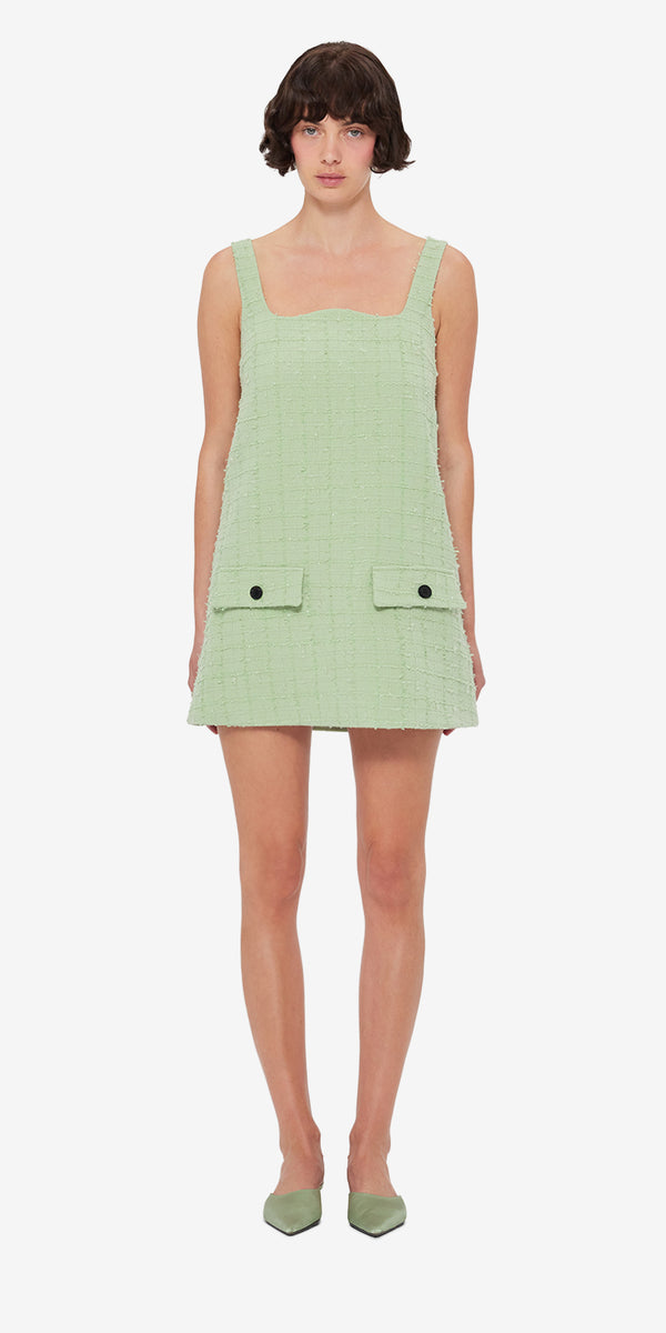 Leo Lin Kira Tweed Mini Dress