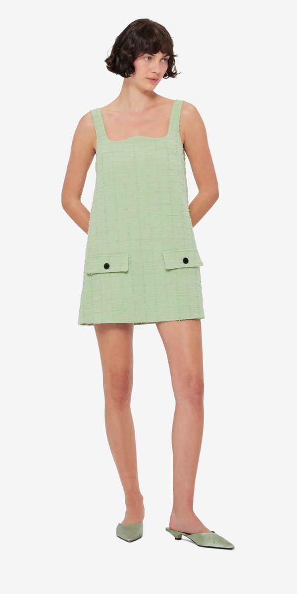 Leo Lin Kira Tweed Mini Dress