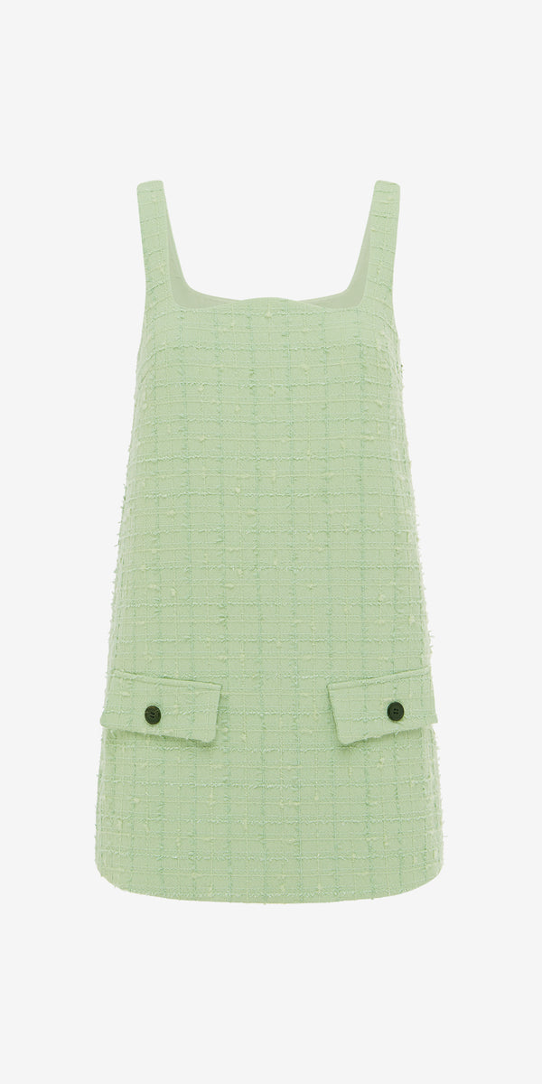 leo lin Kira Tweed Mini Dress