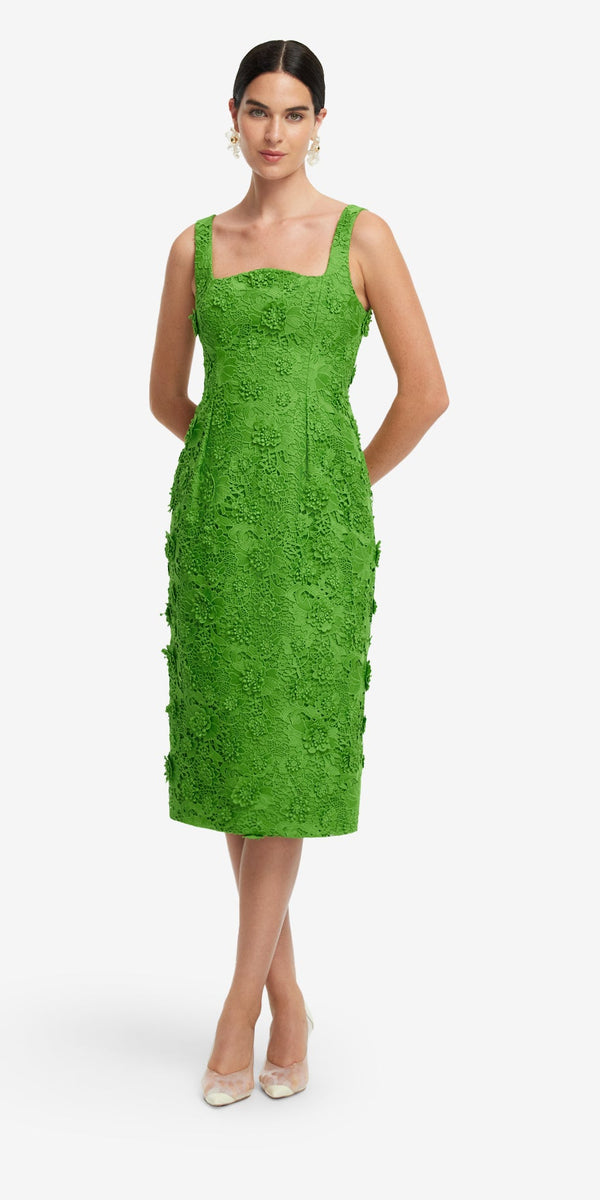 Leo Lin Larissa Lace Midi Dress