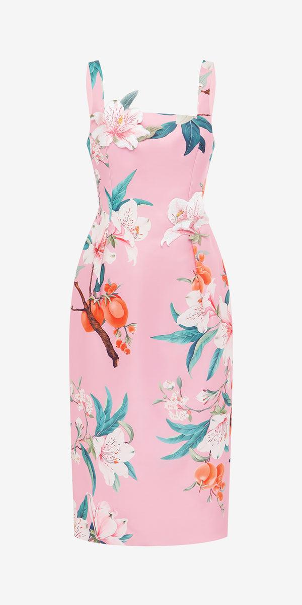 leo lin Larissa Midi Dress