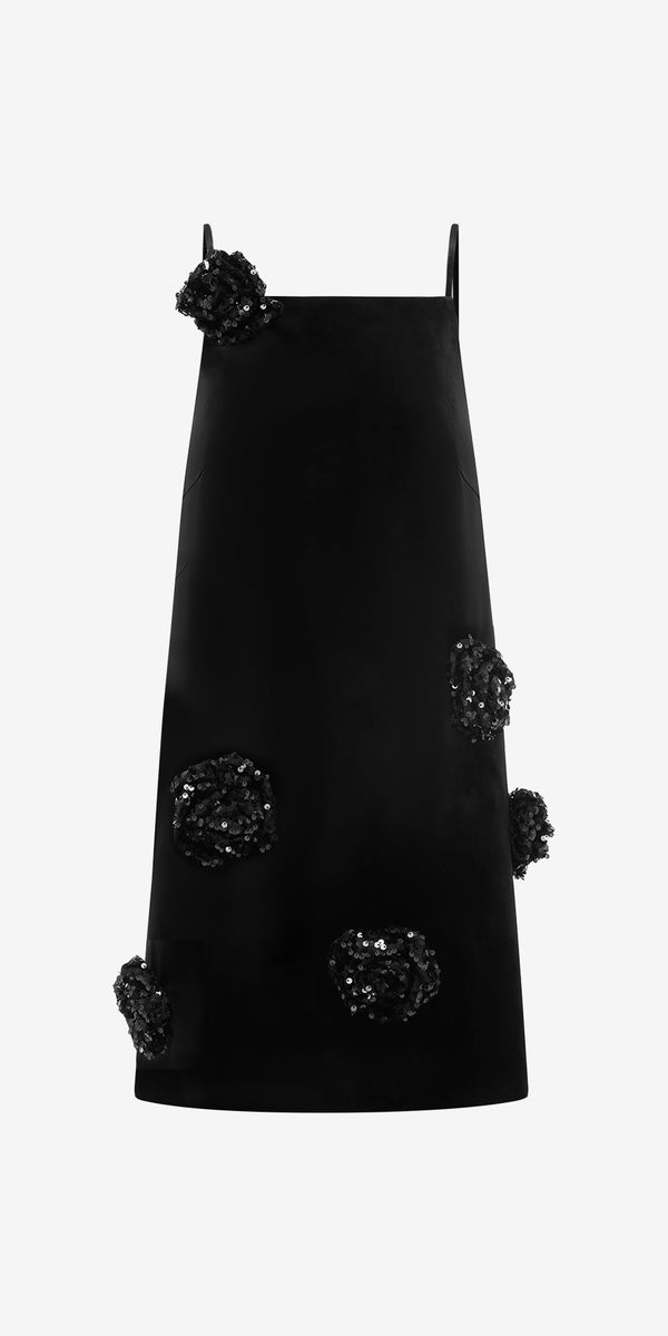 leo lin Leia Velvet Mini Dress