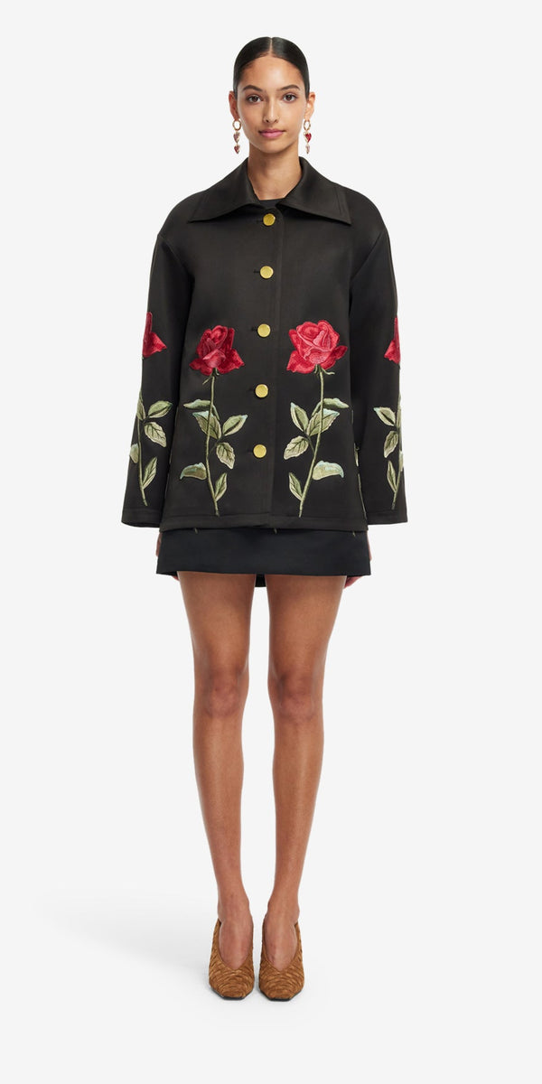 Leo Lin Leyna Embellished Rose Jacket