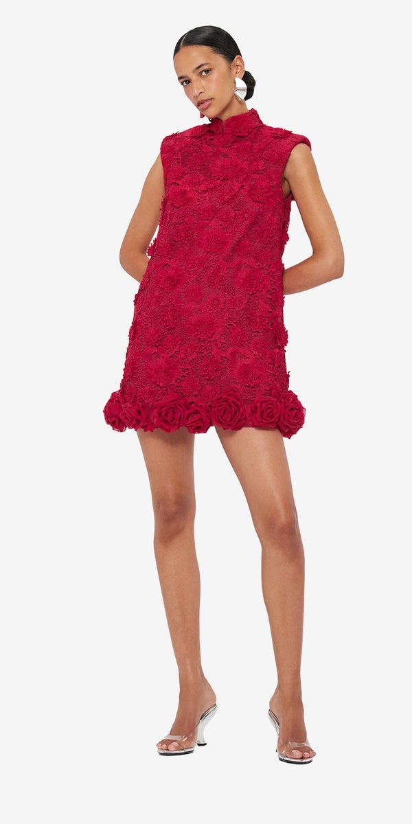 Leo Lin Lingyu Lace Mini Dress