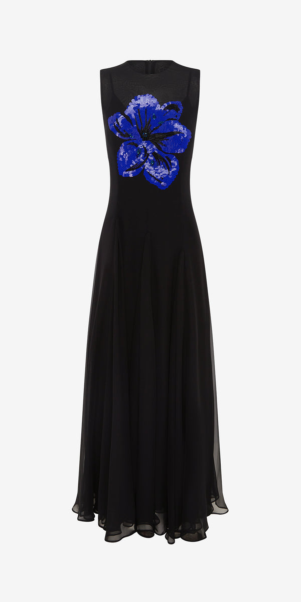 leo lin Linnea Embellished Maxi Dress