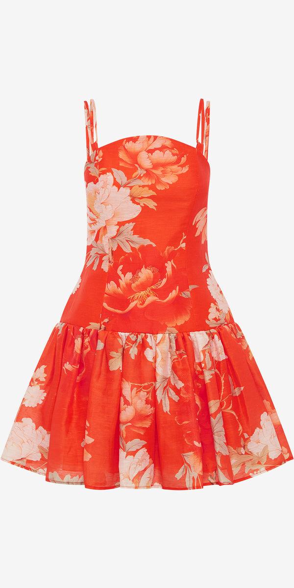 leo lin Lorena Ruffled Mini Dress