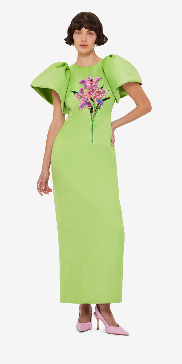 Leo Lin Lucinda Embellished Maxi Dress