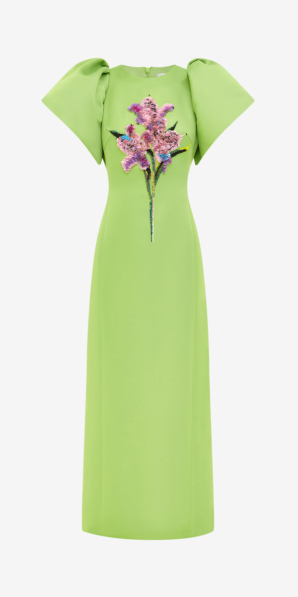 leo lin Lucinda Embellished Maxi Dress