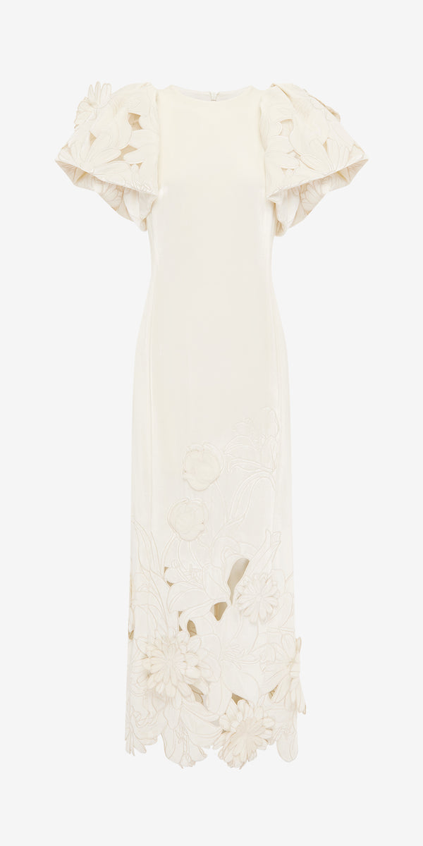 leo lin Lucinda Velvet Maxi Dress