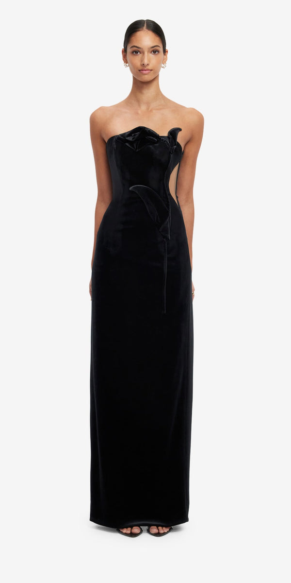 Leo Lin Marilyn Velvet Gown