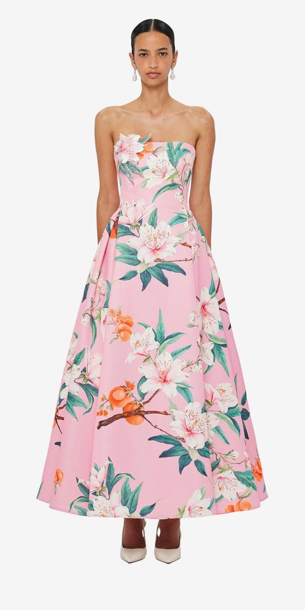 Leo Lin Nora Bustier Maxi Dress