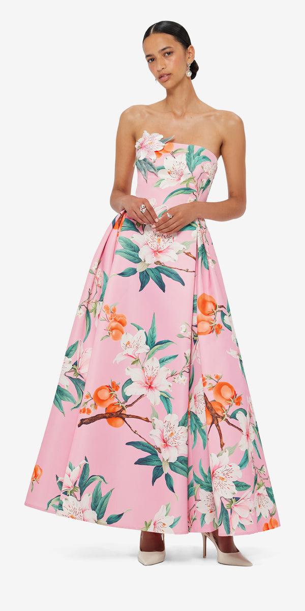 Leo Lin Nora Bustier Maxi Dress