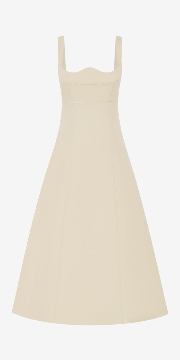 leo lin Odette Midi Dress