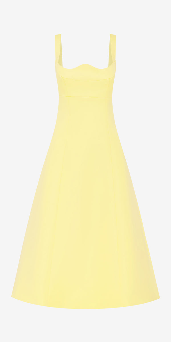 leo lin Odette Midi Dress