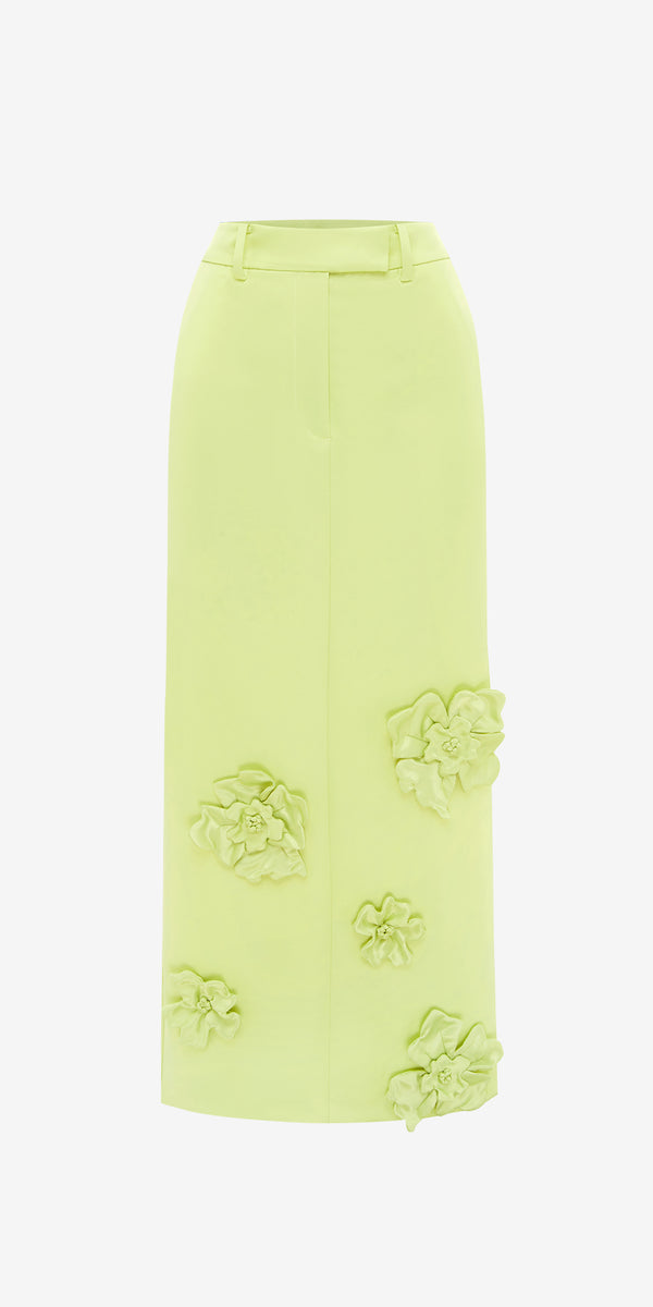 leo lin Olivia Petal Maxi Skirt