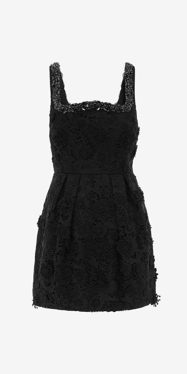 leo lin Piper Lace Mini Dress