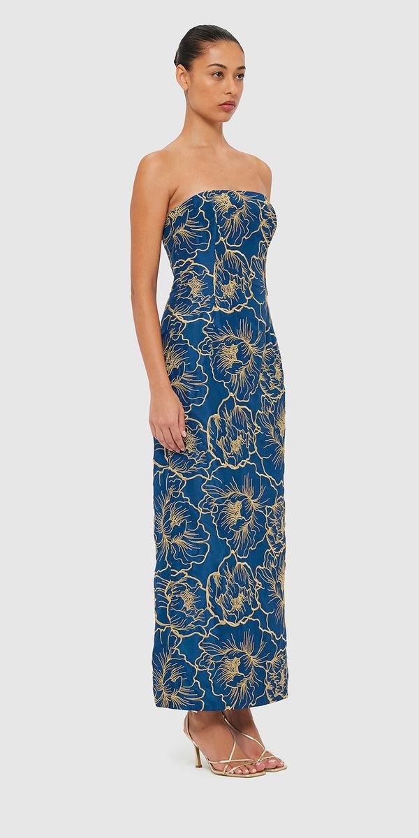 Leo Lin Rayna Bustier Maxi Dress