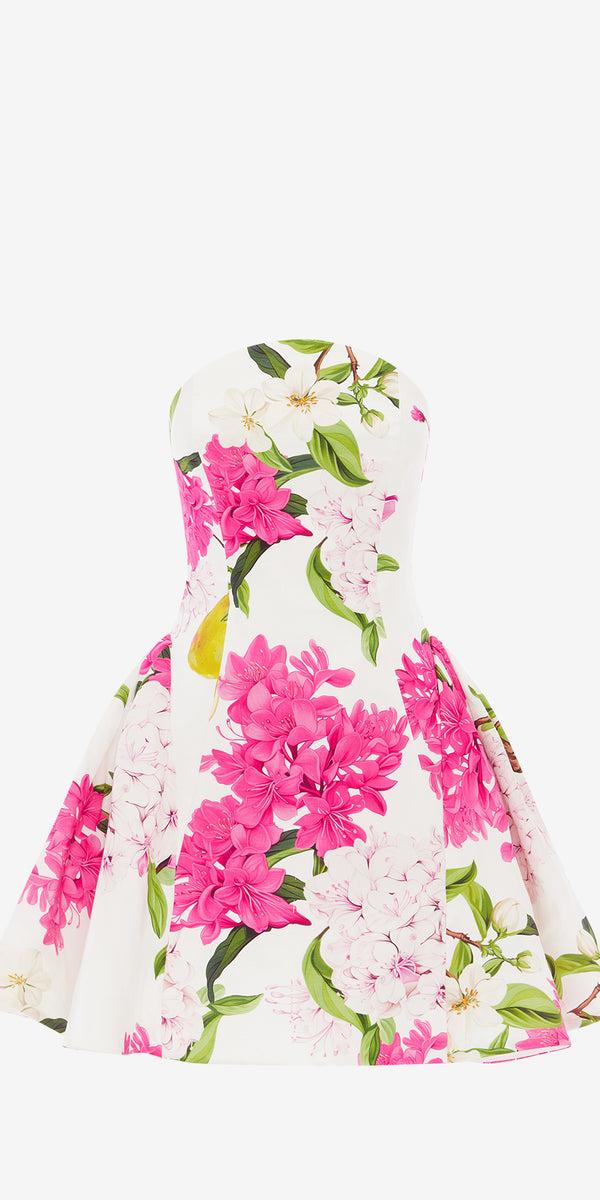 leo lin Reese Bustier Mini Dress