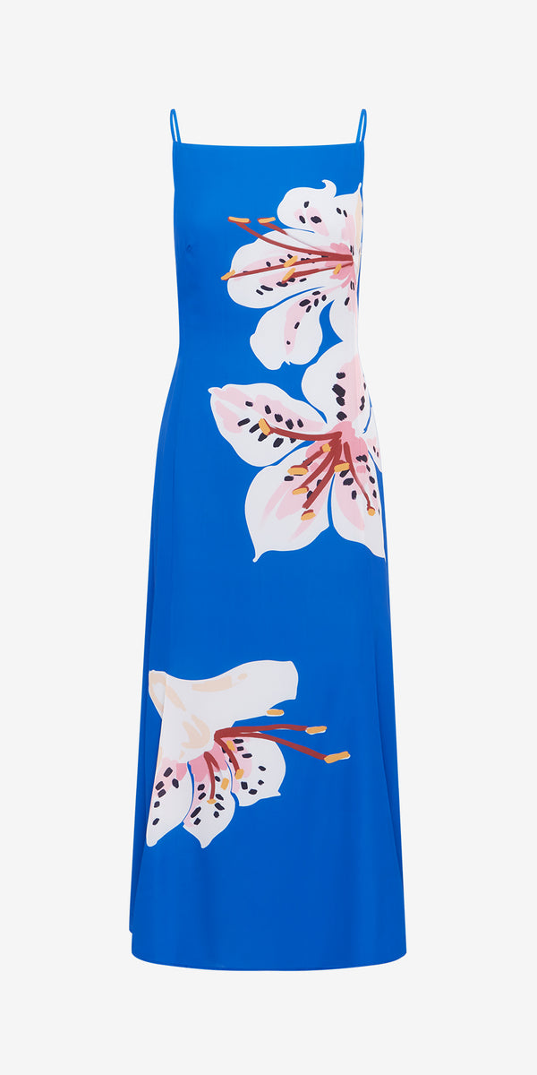 leo lin Regina Midi Dress