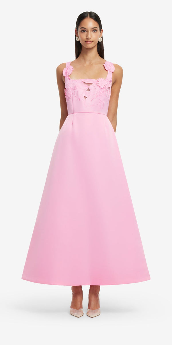 Leo Lin Rianne Appliqué Maxi Dress