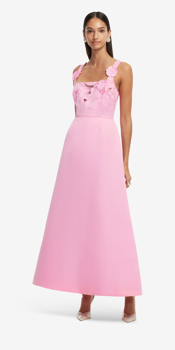 Leo Lin Rianne Appliqué Maxi Dress
