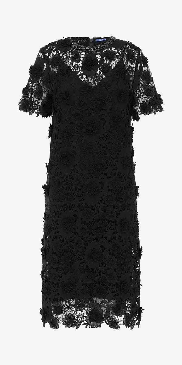 leo lin Sheridan Lace Midi Dress
