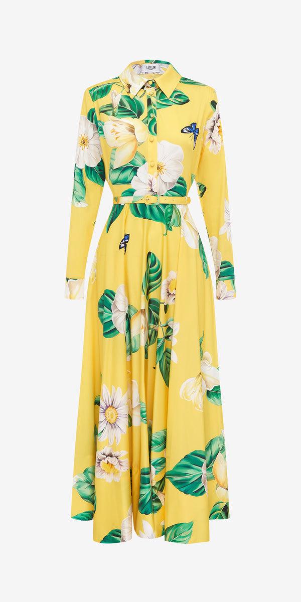 leo lin Zara Shirt Midi Dress