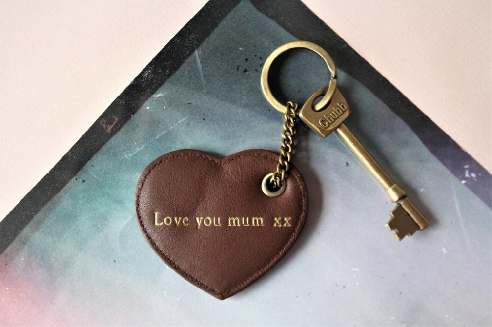 leonardo principi Heart Initial Keyring