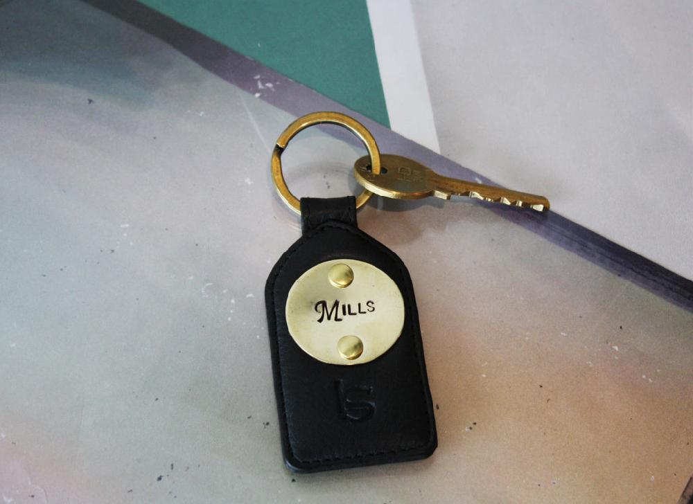 Leonardo Principi Leather Keyring