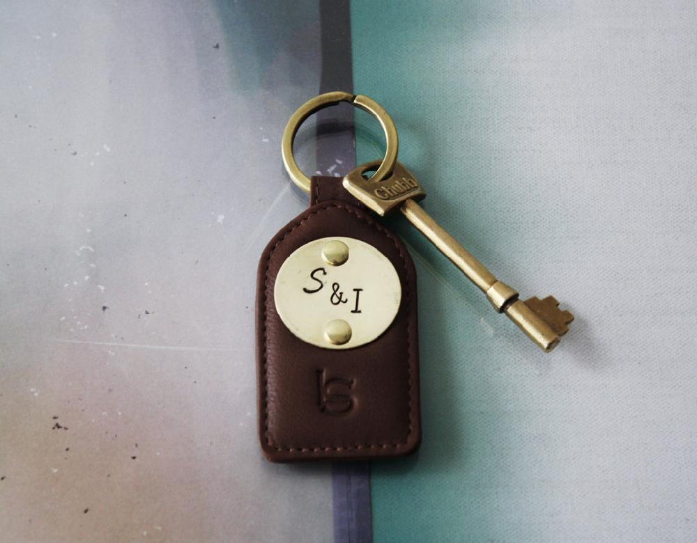 Leonardo Principi Leather Keyring