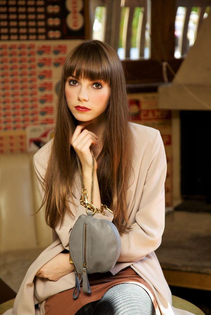 Leonardo Principi Oval Clutch & Purse