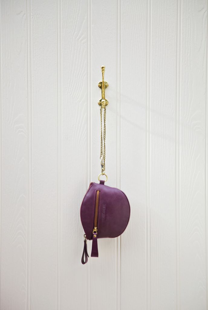 Leonardo Principi Oval Clutch & Purse