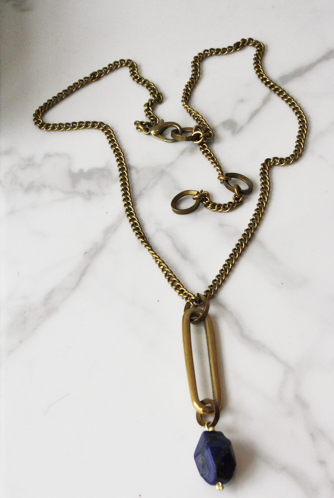 Leonardo Principi Rock Pendant Necklace