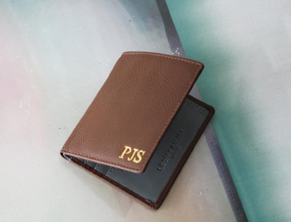 Leonardo Principi Slim Cash & Card Wallet