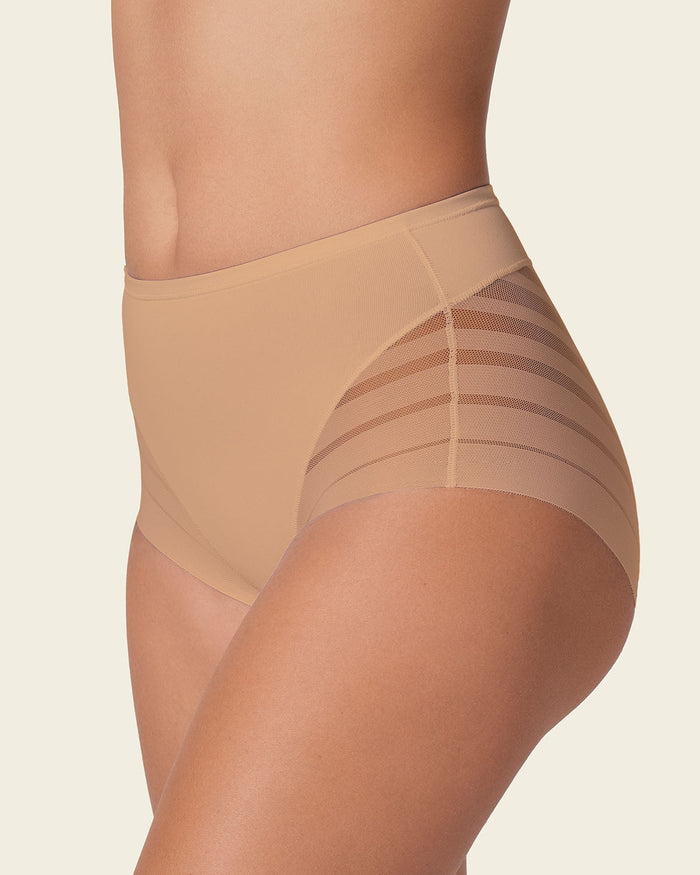 Leonisa 2-Pack Stripe Undetectable Lace Classic Shaper Panties