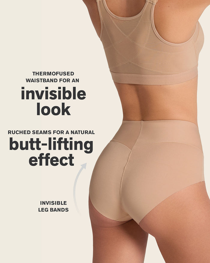 Leonisa 3-Pack High-Tech High-Waisted Classic Sculpting Panty