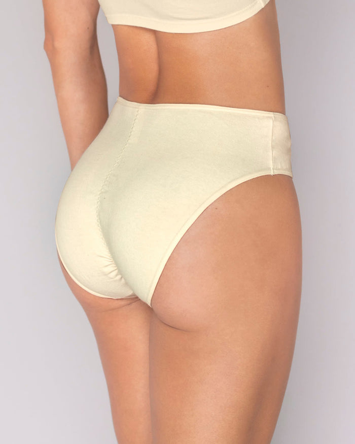 Leonisa 3-Pack Stretch Cotton Mid-Rise Bikini Panties