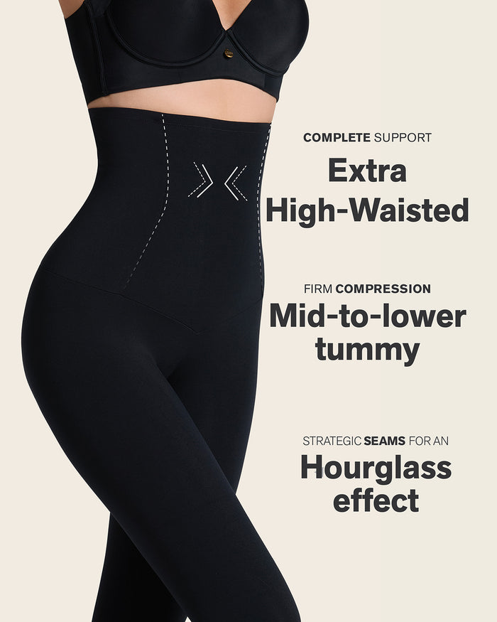 leonisa Extra High Waisted Firm Compression Legging