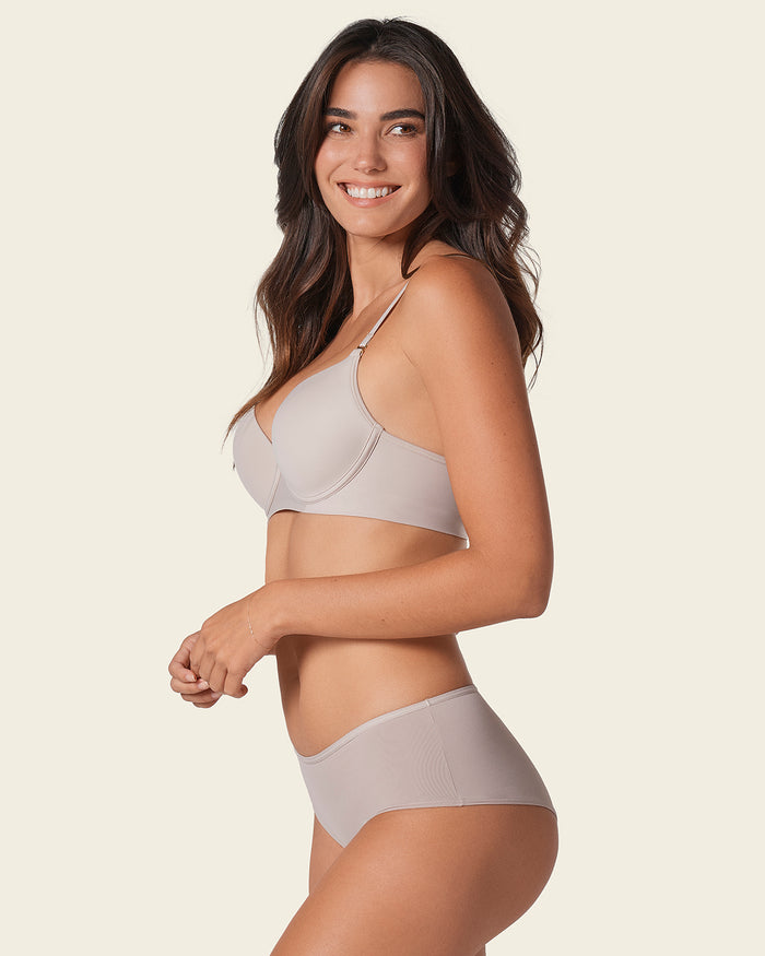 Leonisa Invisible High Push Up Petite Bra With Memory Foam