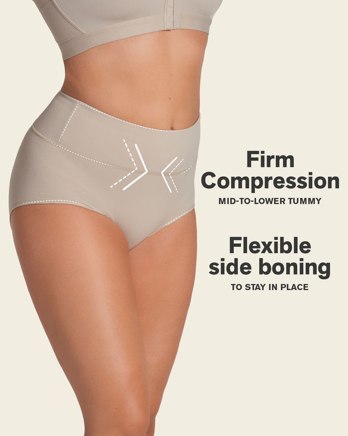 Leonisa 3-Pack High-Waisted Classic Shaping Brief