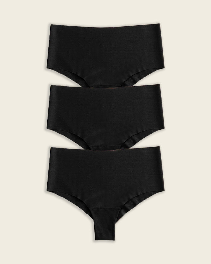 leonisa 3-Pack Invisible High Waisted Hipsters