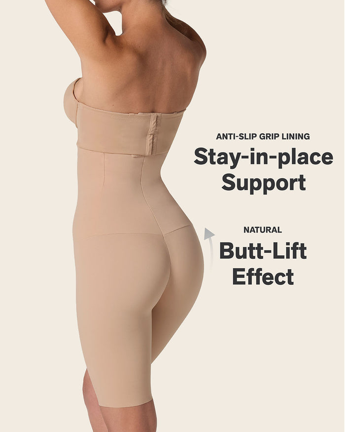 Leonisa Extra High Waisted Firm Shaper Short