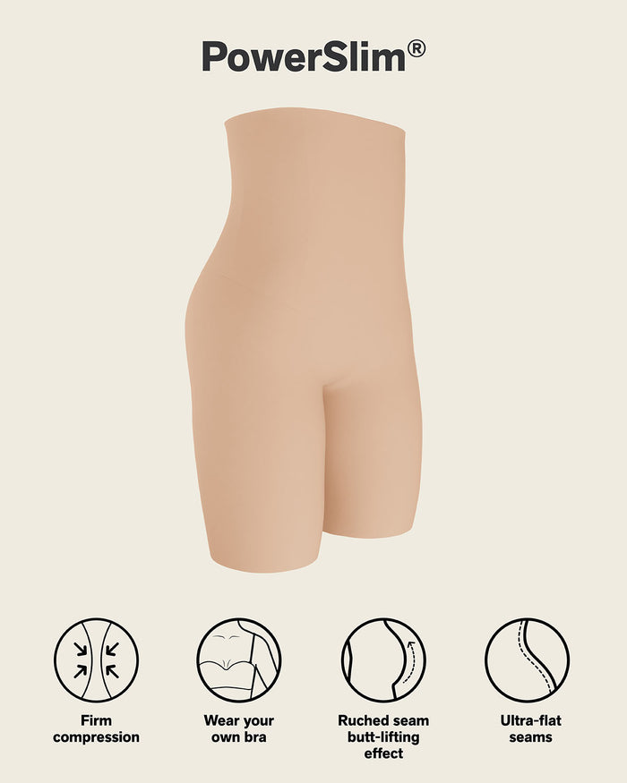 Leonisa Extra High Waisted Firm Shaper Short