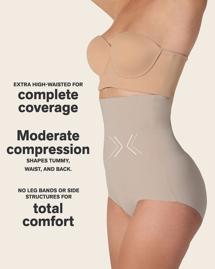 Leonisa Extra High-Waisted Moderate Shaper Panty