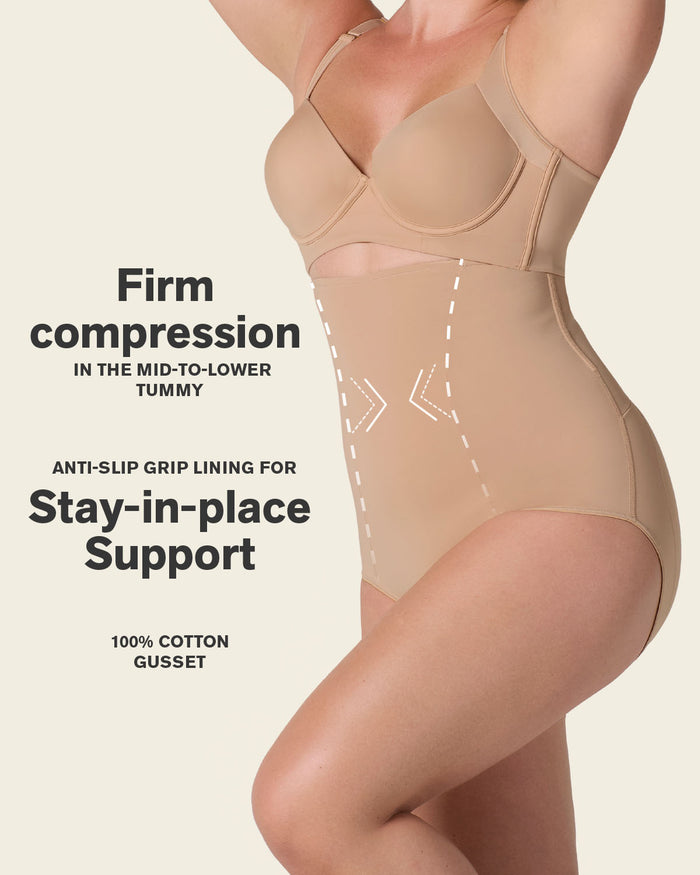 leonisa Extra High-Waisted Sculpting Classic Panty