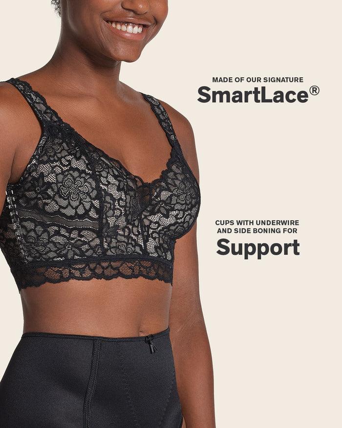 Leonisa Luxe Lace Underwire Smoothing Bustier